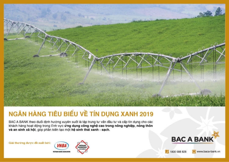 Tín dụng xanh - Dấu son mới của BAC A BANK