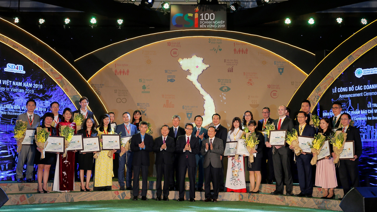 Unilever Việt Nam được vinh danh Top 10 doanh nghiệp bền vững nhất Việt Nam năm 2019