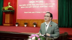 Bí thư Thành ủy Hoàng Trung Hải tiếp xúc cử tri quận Thanh Xuân