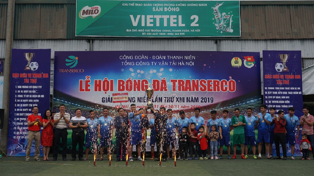 Xí nghiệp xe buýt Hà Nội giành quán quân giải bóng đá Transerco lần thứ XIII