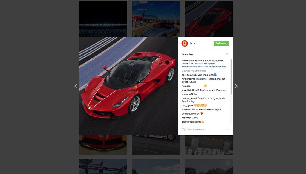 LaFerrari 7 triệu đô - chiếc xe thế kỷ 21 đắt nhất trong lịch sử đấu giá