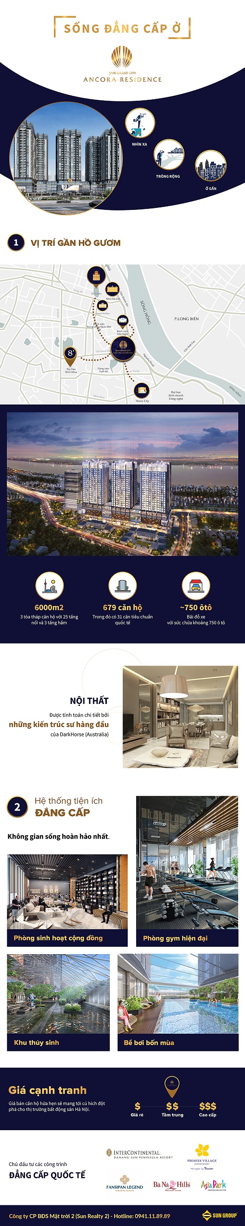 Sun Grand City Ancora Residence: Căn hộ cao cấp tiêu chuẩn quốc tế bên Hồ Gươm