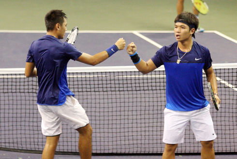 Giải Vietnam Open: Cặp đôi Hoàng Nam - Hoàng Thiên vào tứ kết