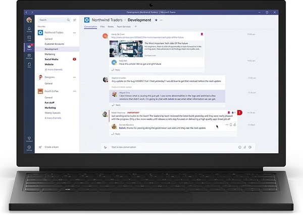 Microsoft ra mắt dịch vụ Microsoft Teams