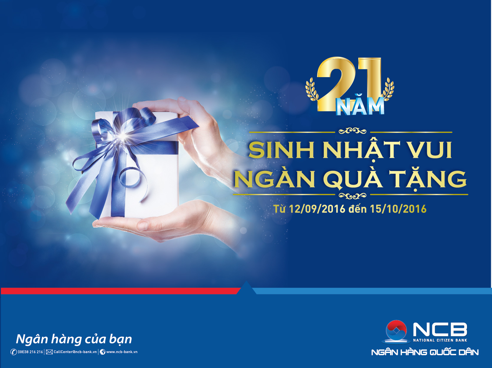 NCB triển khai chương trình khuyến mãi 
