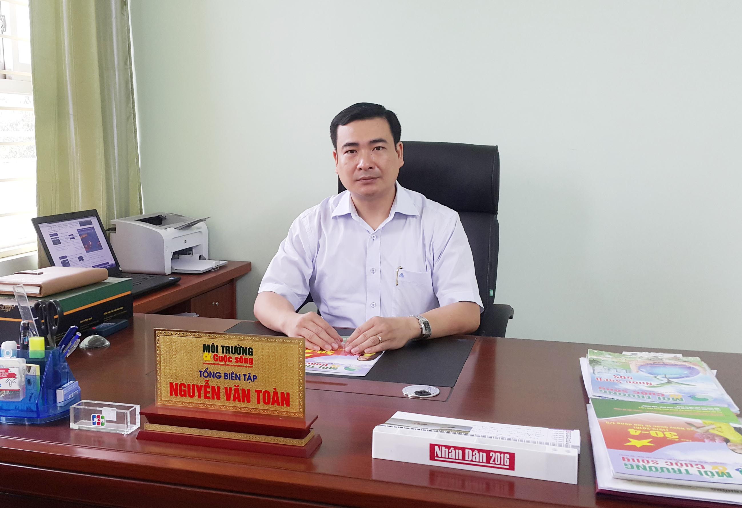 Nhà báo Khánh Toàn và tình yêu nghề mãnh liệt