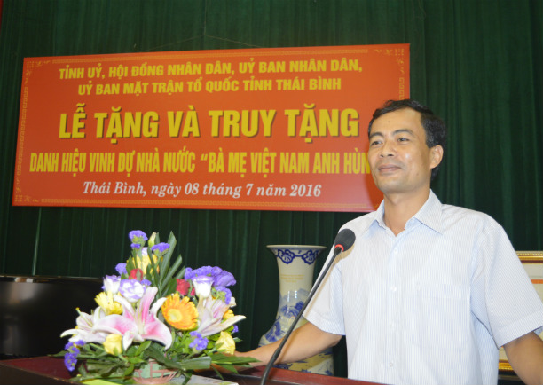 Thái Bình: 12 bà mẹ được trao tặng và truy tặng Danh hiệu vinh dự Nhà nước “Bà mẹ Việt Nam anh hùng”