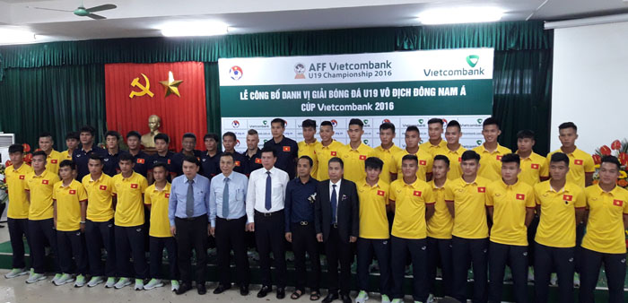 Vietcombank trở thành nhà tài trợ chính giải bóng đá vô địch U19 Đông Nam Á 2016