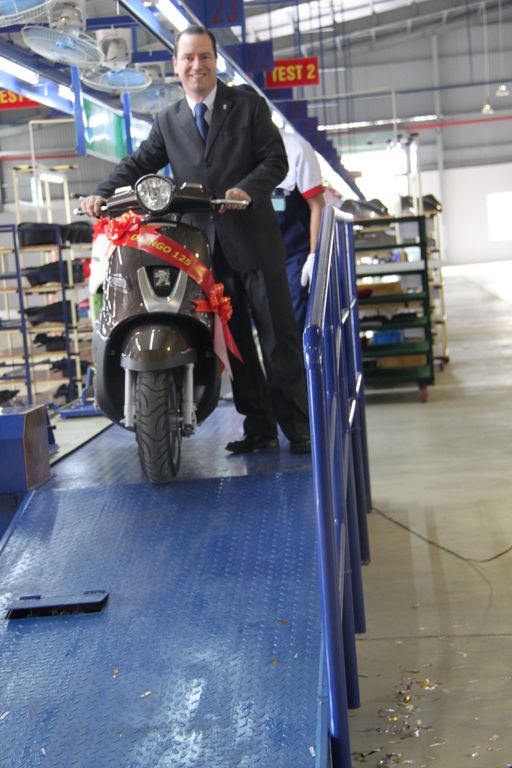 Peugeot Scooters Việt Nam khai trương dây chuyền sản xuất xe Django 125Peugeot Scooters Việt Nam khai trương dây chuyền sản xuất xe Django 125
