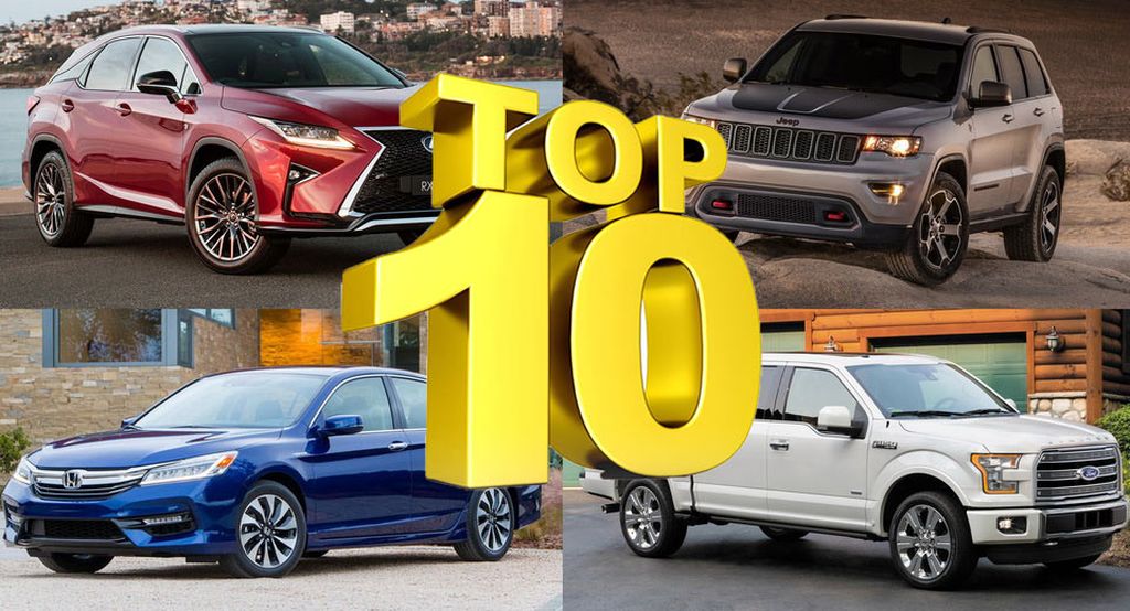10 mẫu xe được giới nhà giàu nước Mỹ mua nhiều nhất trong năm 2016
