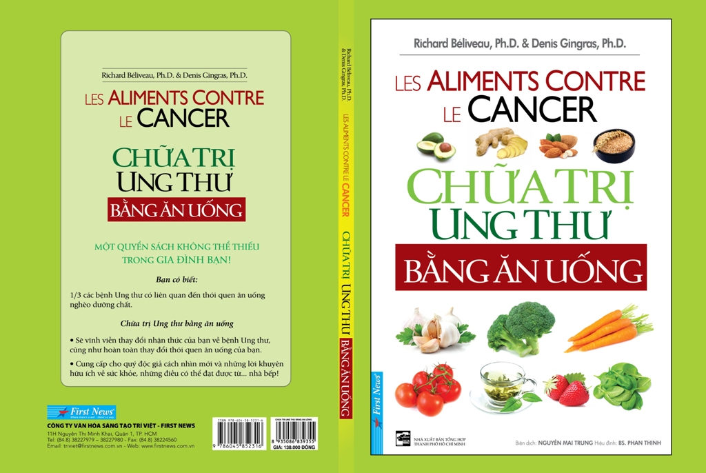 “Chữa trị ung thư bằng ăn uống”- cuốn sách hữu ích cho mọi người