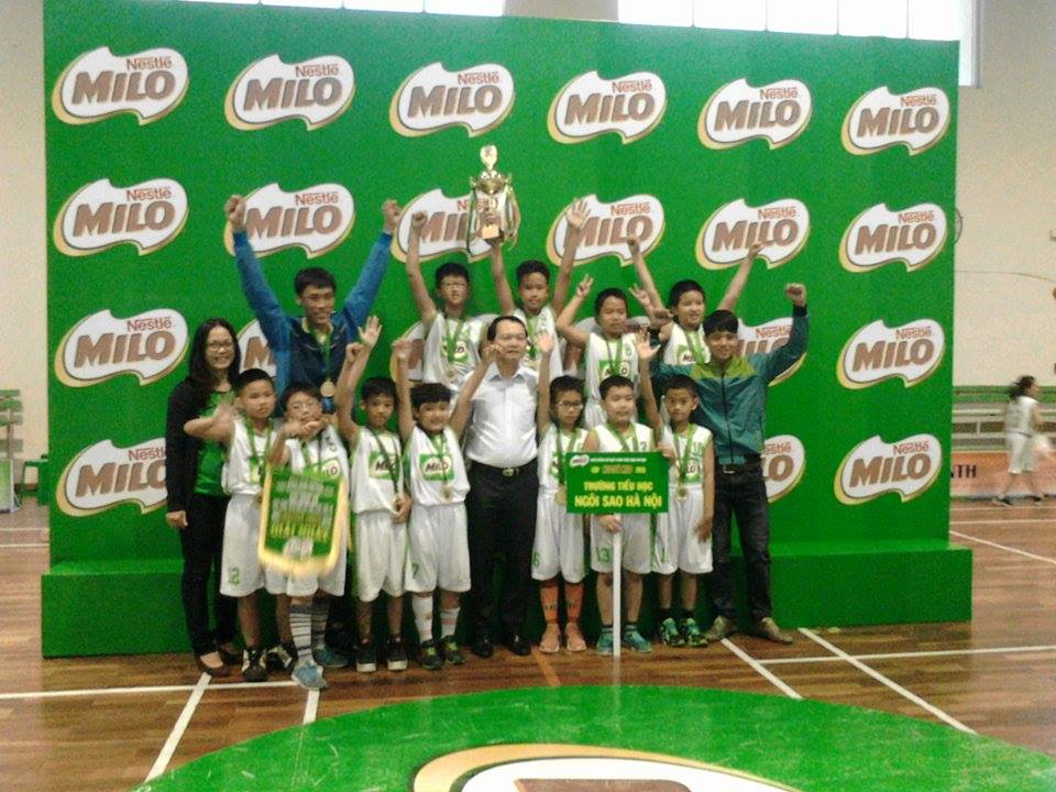 Giải Bóng rổ Học sinh tiểu học Hà Nội năm 2015: Tiểu học Ngôi sao và Tiểu học Vinschool giành Giải nhất