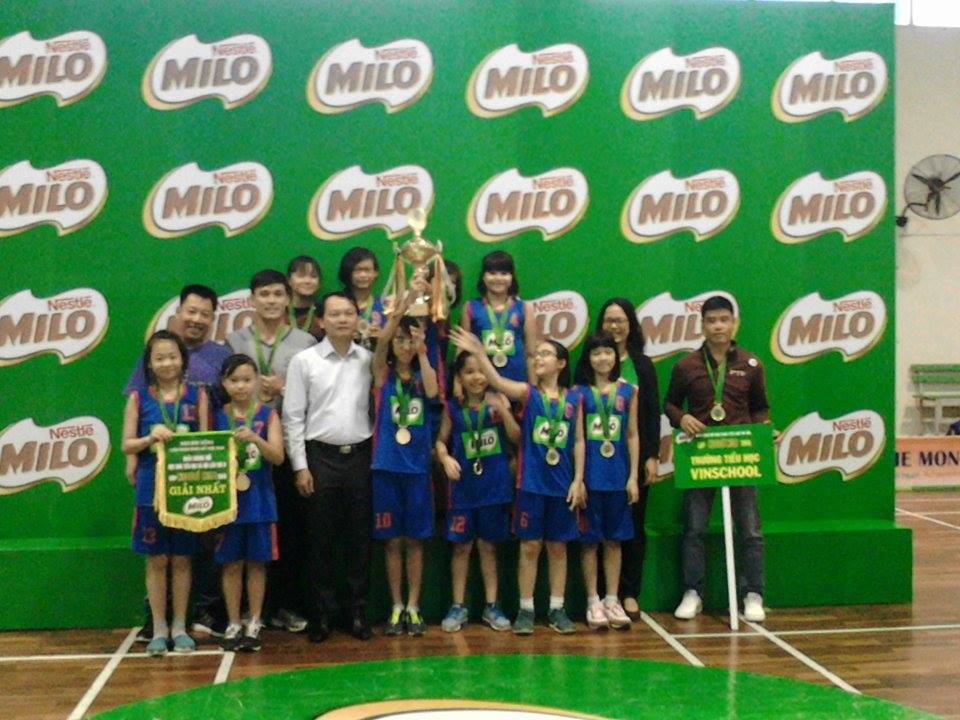 Giải Bóng rổ Học sinh tiểu học Hà Nội năm 2015: Tiểu học Ngôi sao và Tiểu học Vinschool giành Giải nhất