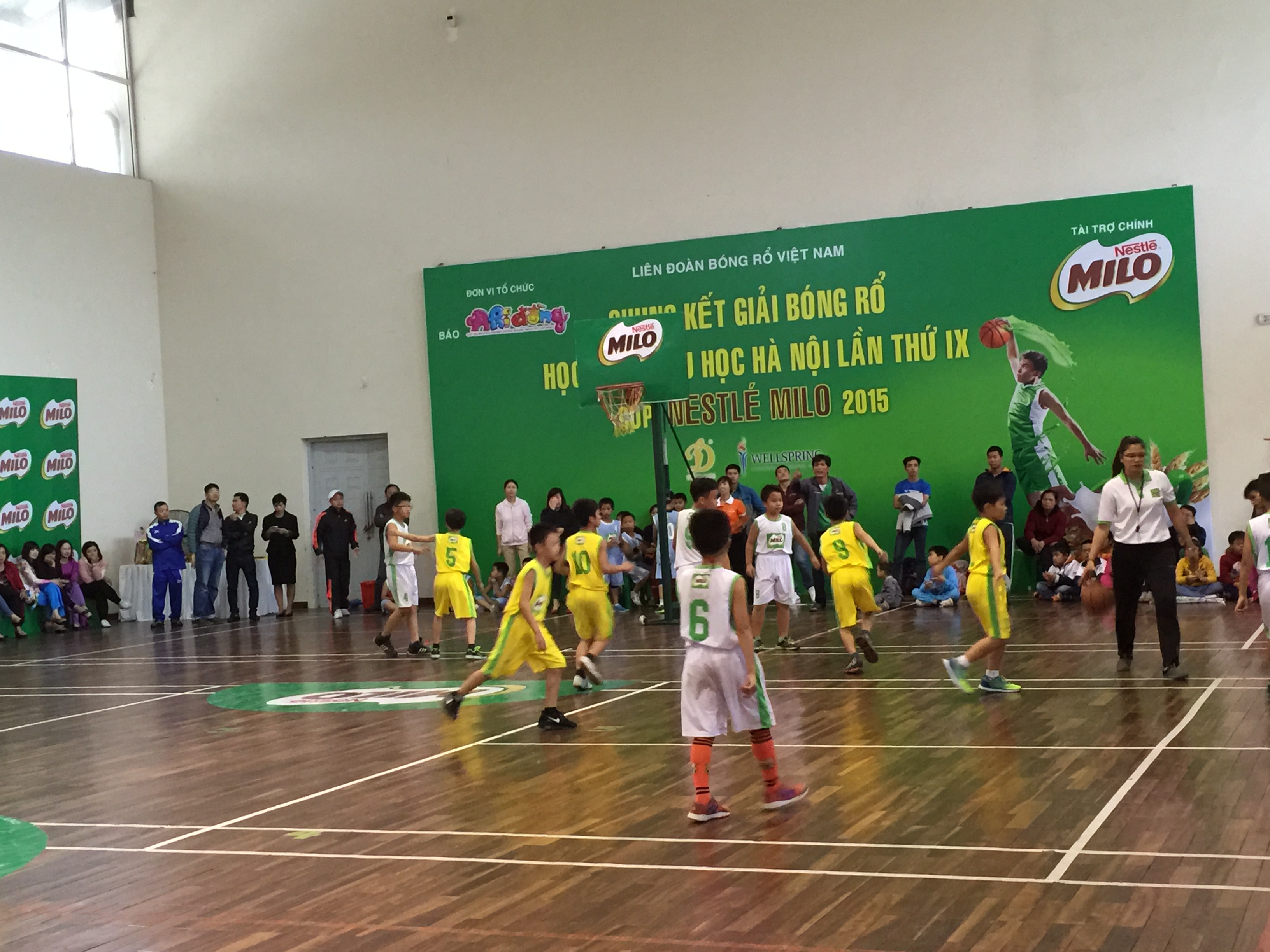 Giải Bóng rổ Học sinh tiểu học Hà Nội năm 2015: Tiểu học Ngôi sao và Tiểu học Vinschool giành Giải nhất