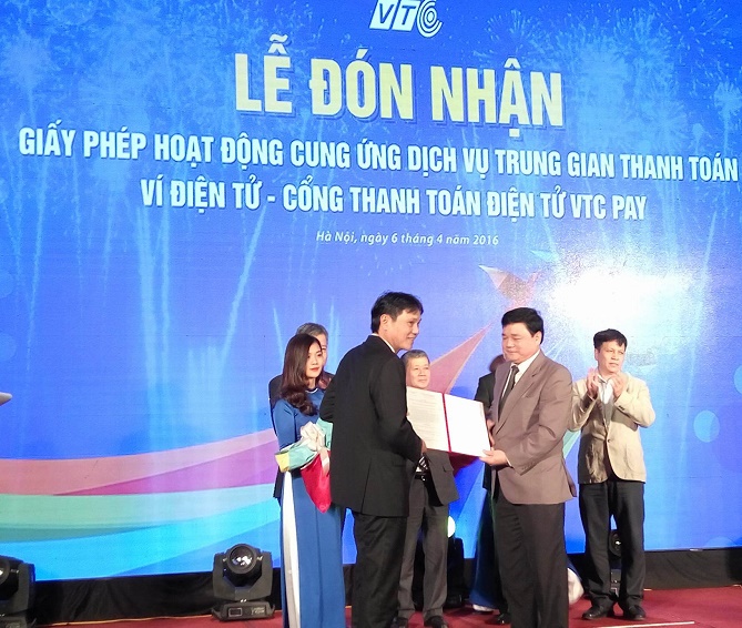 Ngân hàng Nhà nước cấp phép dịch vụ trung gian thanh toán cho VTC Pay