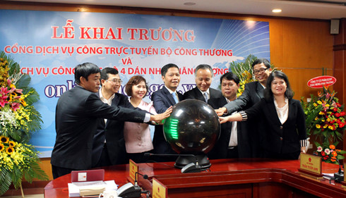 Khai trương Cổng Dịch vụ công trực tuyến Bộ Công thương