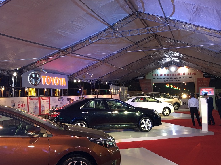 Toyota Việt Nam đồng hành cùng tỉnh Vĩnh Phúc tại Triển lãm thành tựu kinh tế - xã hội và hội chợ chào mừng 20 năm tái lập tỉnh