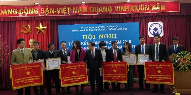 Năm 2016, Tổng Công ty Đầu tư và Phát triển Nhà Hà Nội đạt giá trị sản xuất kinh doanh hơn 10 nghìn tỷ đồng
