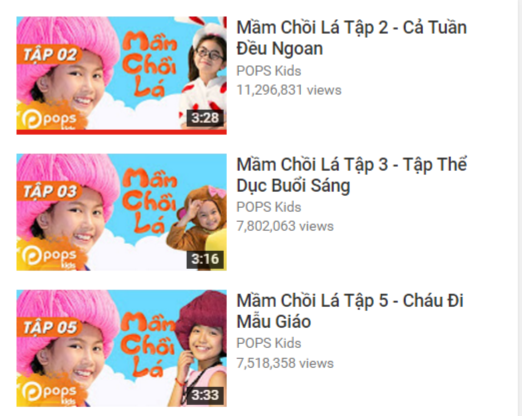 Mầm Chồi Lá đạt hơn 100 triệu lượt xem trong năm 2016