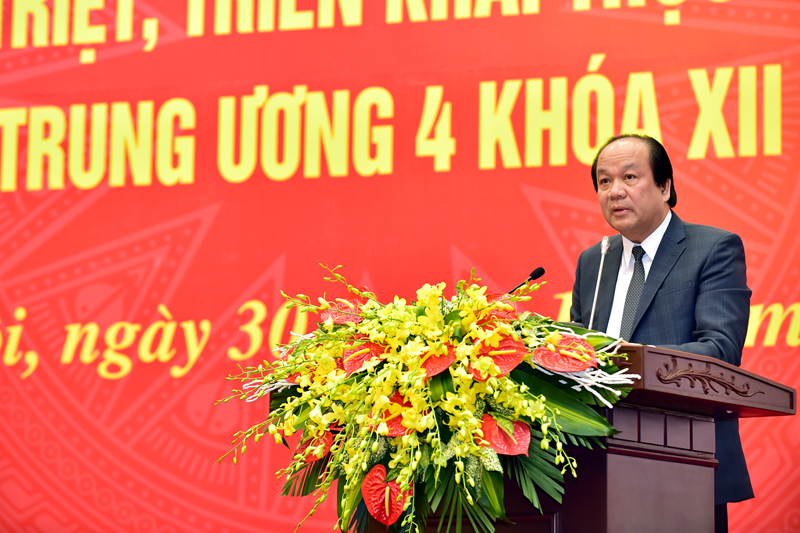 Thủ tướng Nguyễn Xuân Phúc dự hội nghị quán triệt Nghị quyết Trung ương 4 khóa XII