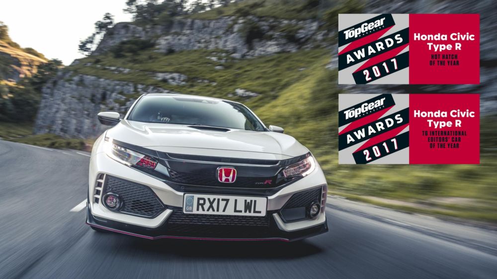 Top Gear công bố danh sách các xe tốt nhất phân khúc: Honda Civic Type R là mẫu xe của năm