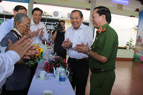 Học viện CSND tổ chức chương trình thiện nguyện tại huyện Cần Giuộc