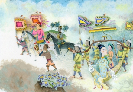 Hấp dẫn với phiên đấu giá tranh minh họa Truyện Kiều, Lục Vân Tiên