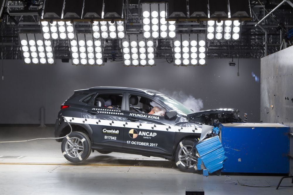 Hyundai Kona đạt tiêu chuẩn an toàn 5 sao của ANCAP