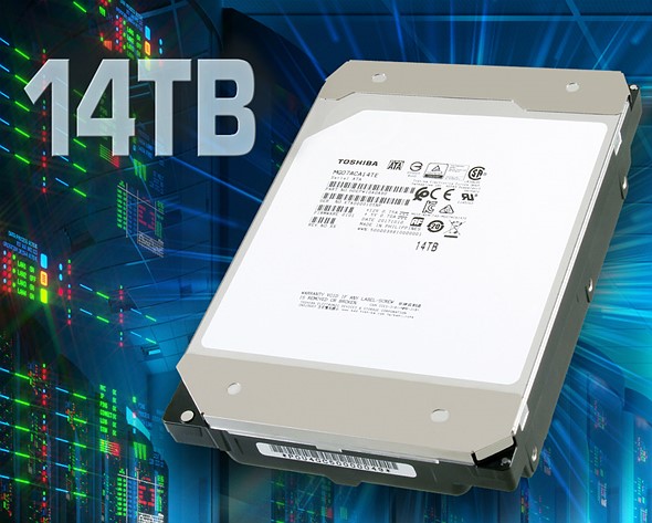 Toshiba ra mắt ổ cứng từ, dung lượng 14TB đầu tiên trên thế giới