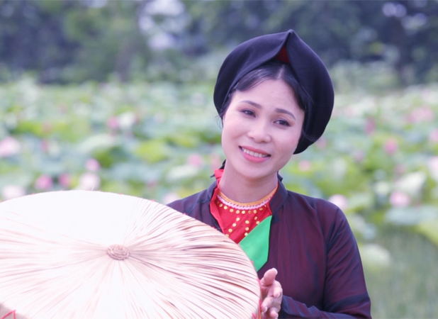 Chị hai quan họ “Vấn vương sông Cầu”