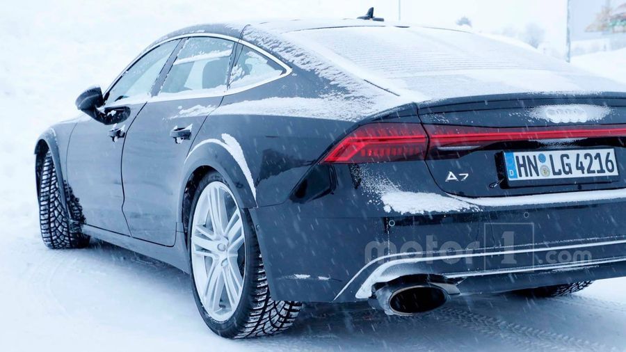 Audi đem RS7 chạy thử nghiệm dưới tuyết?