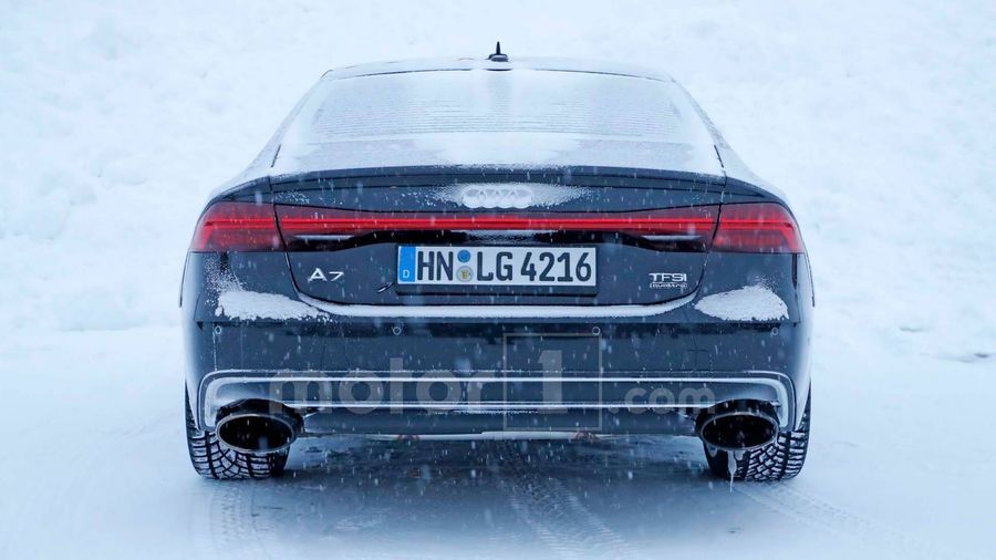 Audi đem RS7 chạy thử nghiệm dưới tuyết?
