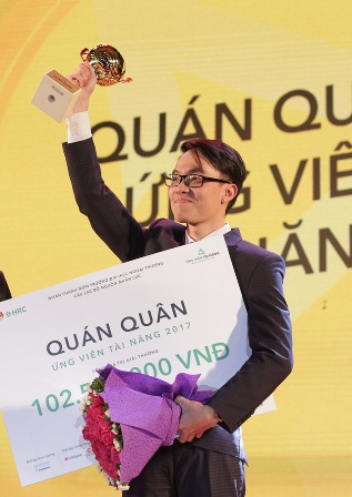 Bùi Đức Anh trở thành quán quân “Ứng viên tài năng”