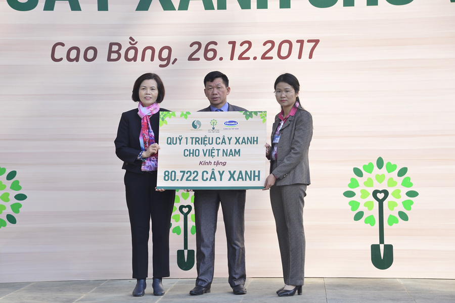 “Quỹ 1 triệu cây xanh cho Việt Nam” trồng 80.722 cây xanh tại Cao Bằng