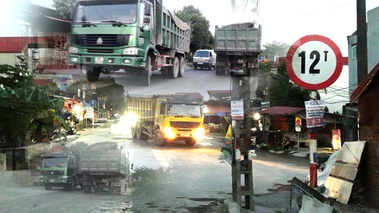Bắc Ninh: CSGT Yên Phong có “bất lực” với xe quá khổ, quá tải?