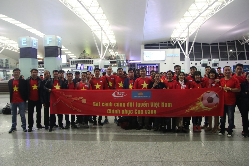 Blue Sky sát cánh cùng đội tuyển Việt Nam tại Chung kết AFF Cup 2018