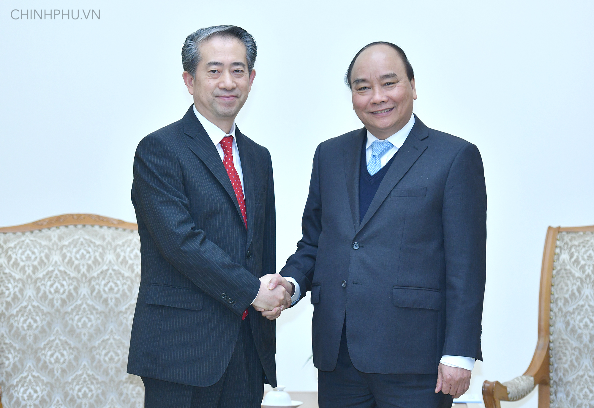 Thủ tướng tiếp Đại sứ Trung Quốc và Đại sứ Đan Mạch