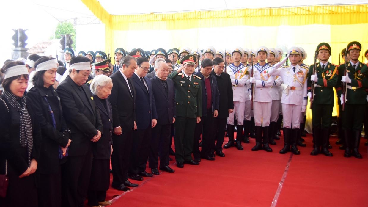 Đồng chí Nguyễn Văn Trân an nghỉ tại Nghĩa trang Công viên Vĩnh Hằng
