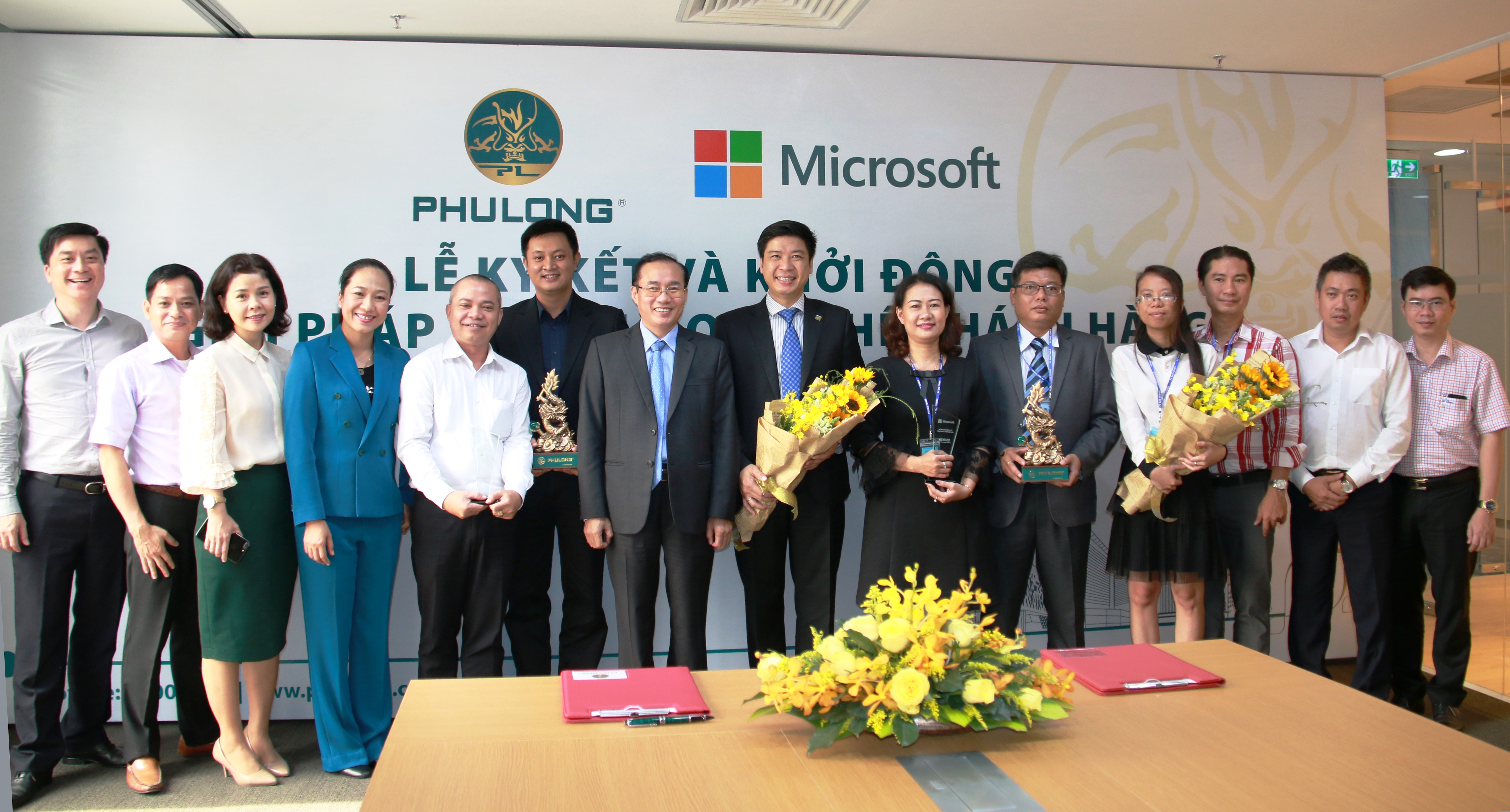 Công ty Phú Long cùng Microsoft Việt Nam hợp tác chiến lược về công nghệ