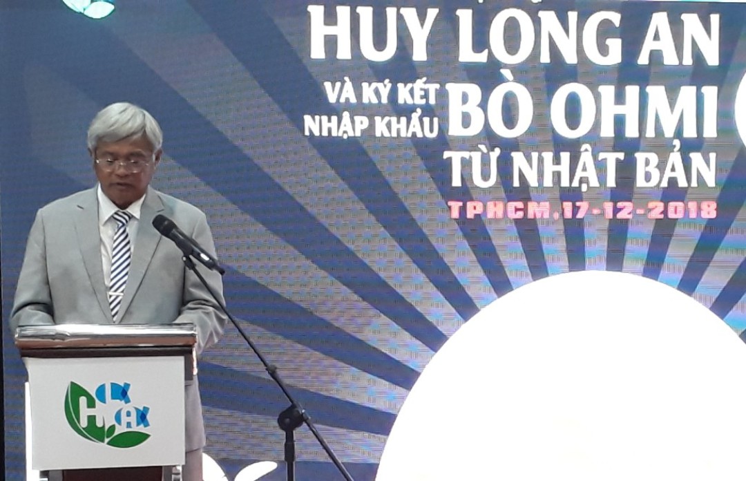 Ông Võ Quan Huy cho biết, công nghệ Sawai Farm để nuôi giống bò Wagyu đang phù hợp phát triển tại Việt Nam, chất lượng thịt cũng vượt xa mong đợi.