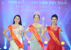 Vẻ đẹp tươi tắn của nữ sinh đăng quang Hoa khôi sinh viên Việt Nam 2018