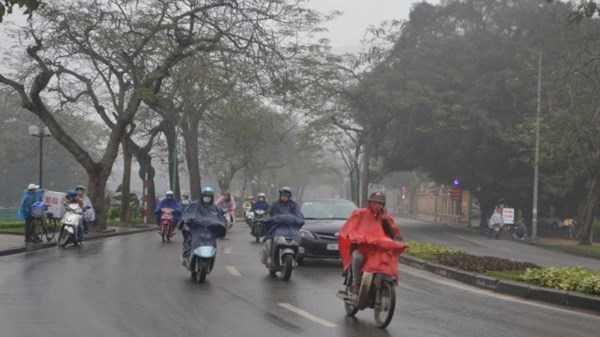Hà Nội sắp chuyển mưa rét