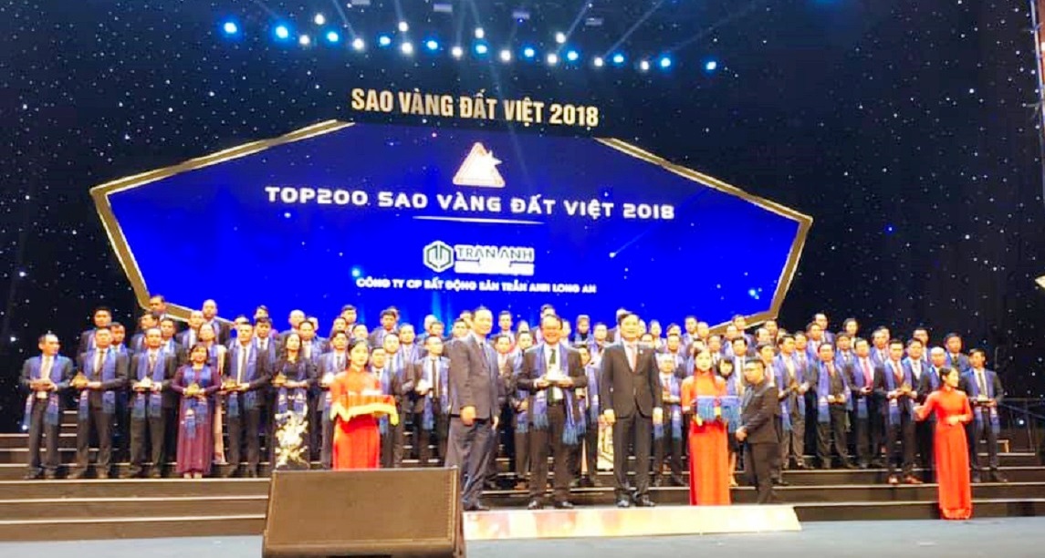 Trần Anh Group lọt Top 200 Giải thưởng Sao Vàng Đất Việt 2018
