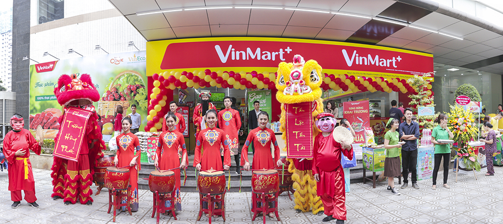 Khai trương 117 cửa hàng VinMart+  chỉ trong 1 ngày