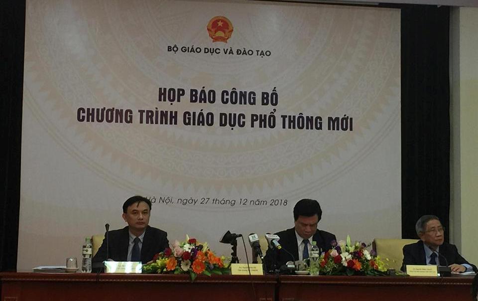 Năm học 2020-2021 sẽ áp dụng chương trình giáo dục phổ thông mới