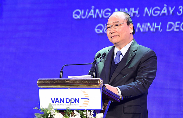 Thủ tướng Chính phủ Nguyễn Xuân Phúc phát biểu tại sự kiện.