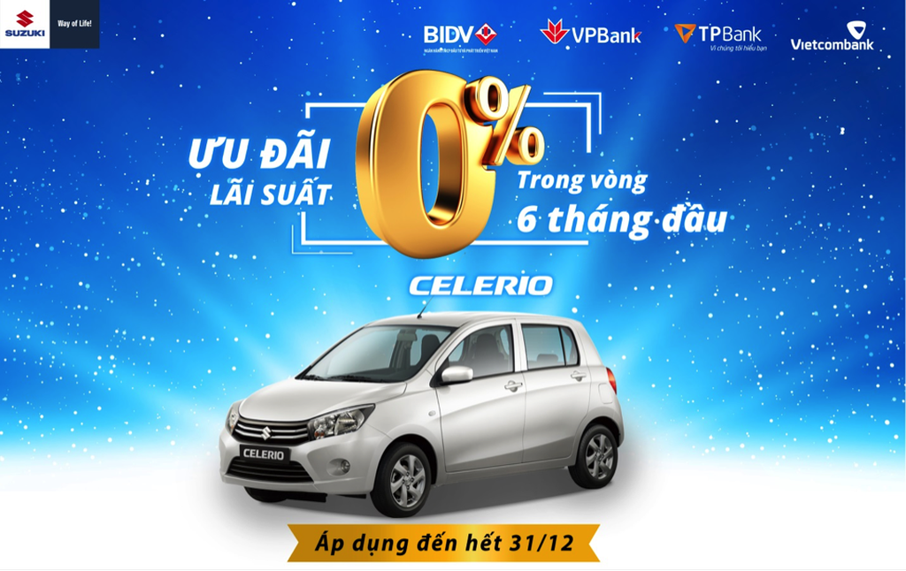 Suzuki Celerio – Để những chuyến đi thêm phần trọn vẹn