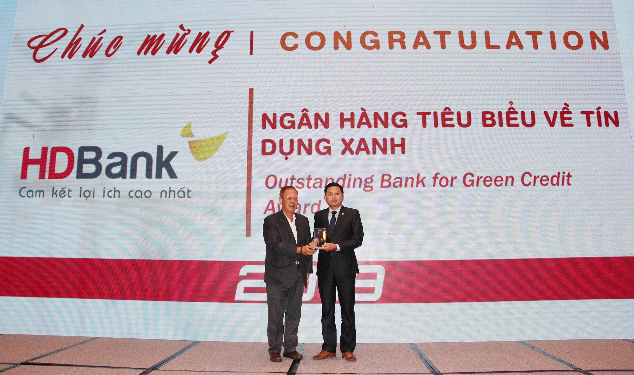 HDBank nhận giải Ngân hàng Tiêu biểu về Tín dụng Xanh