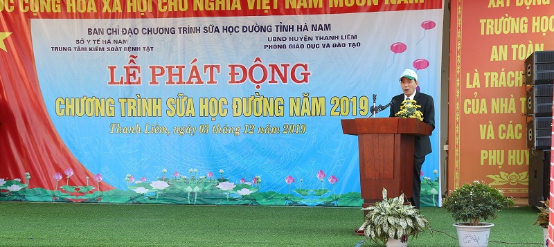 Ông Nguyễn Trọng Khải – Phó Giám đốc Sở Y tế Hà Nam cho biết: tỉnh Hà Nam sẽ phấn đấu tiếp tục triển khai và thực hiện hiệu quả chương trình Sữa học đường trong những năm tiếp theo nhằm phát triển nguồn lực tương lai của địa phương.