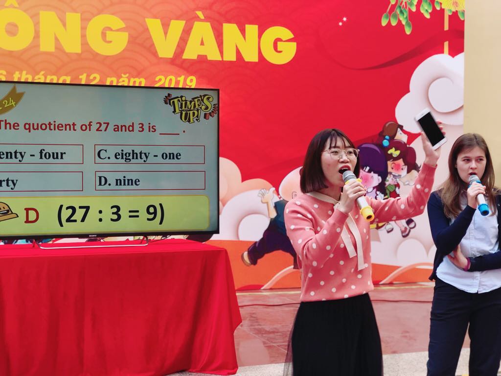 Hấp dẫn sân chơi Rung chuông vàng 2019 tại Tiểu học Trưng Vương